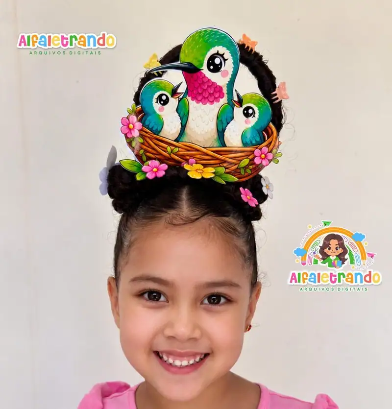 Cabelo Maluco Ninho de Beija-flor