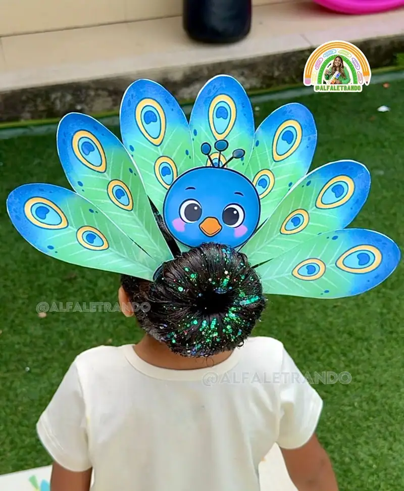 Cabelo maluco Pavão