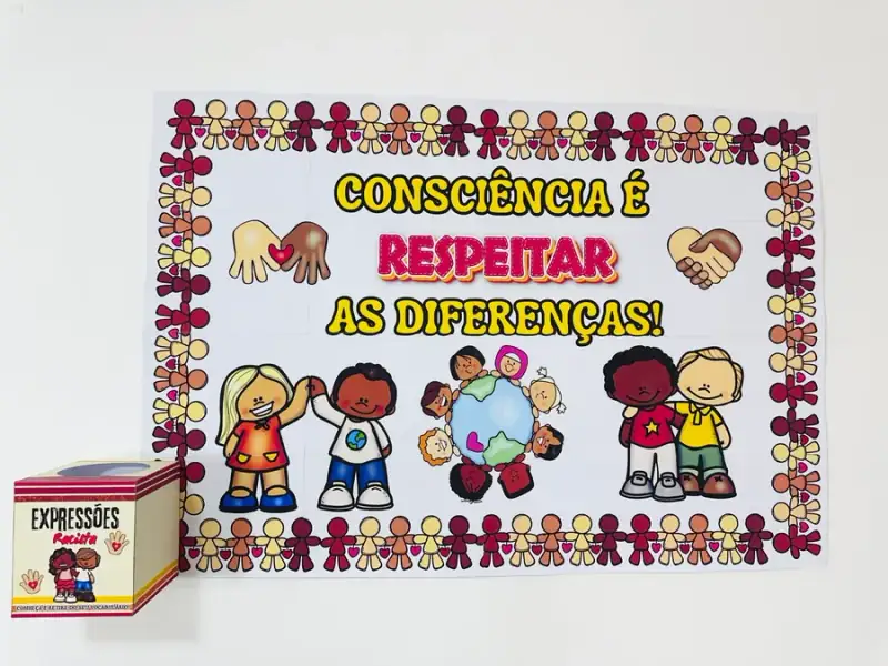 KIT CONSCIÊNCIA NEGRA – PAINEL E LIVRO O CABELO DE LELÊ
