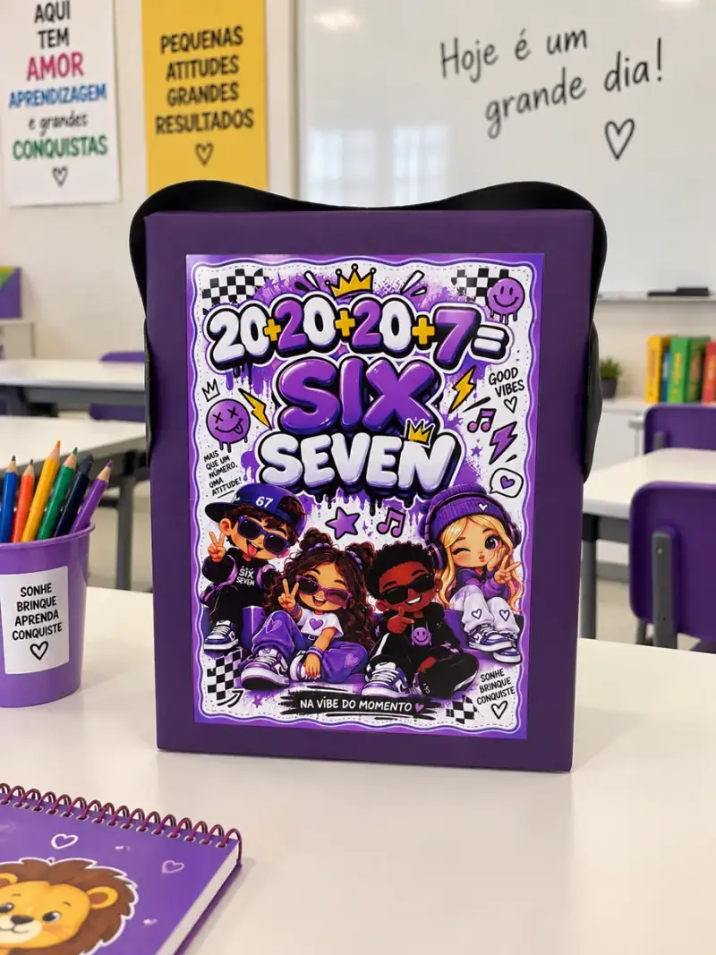 KIT MOCHILA MALUCA SIX SEVEN – SEMANA DAS CRIANÇAS