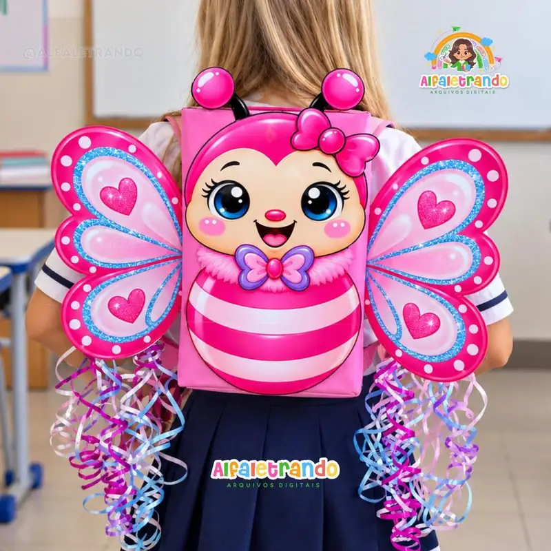 Mochila Maluca Borboletinha
