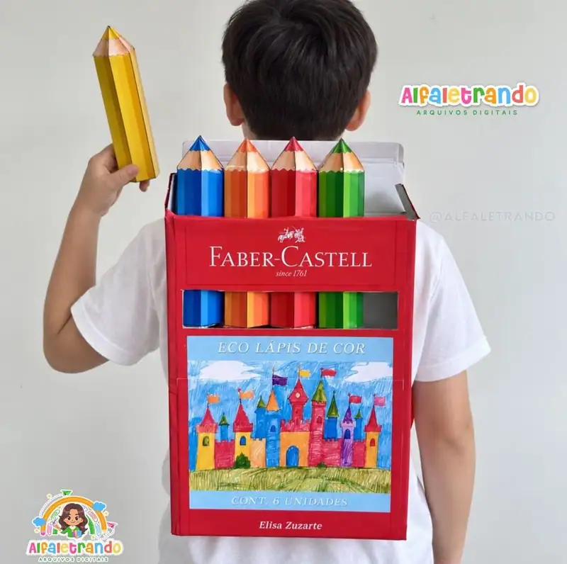 Mochila Maluca – Caixa de Lápis de Cor