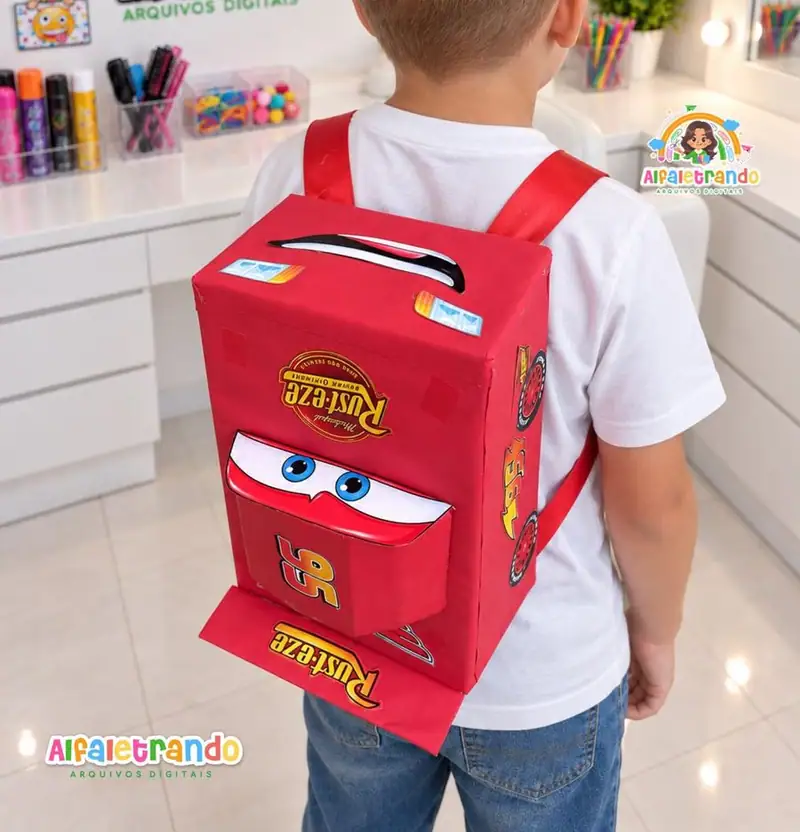 Mochila Maluca Carros