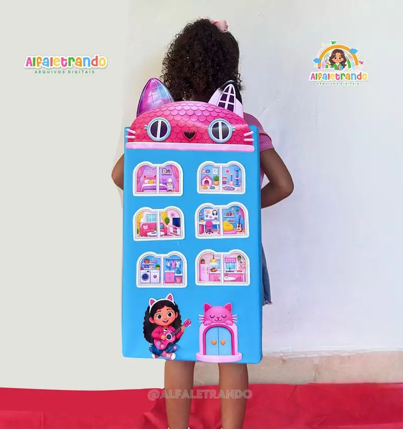 Mochila Maluca Casa da Gabby