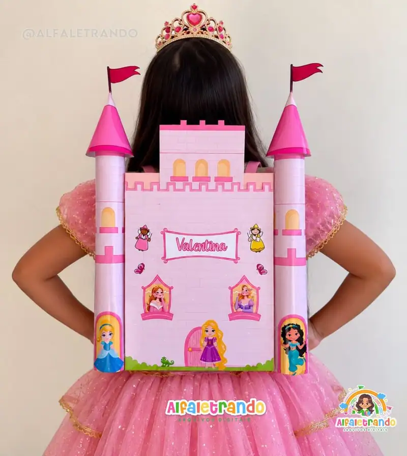 Mochila Maluca Castelo de Princesa