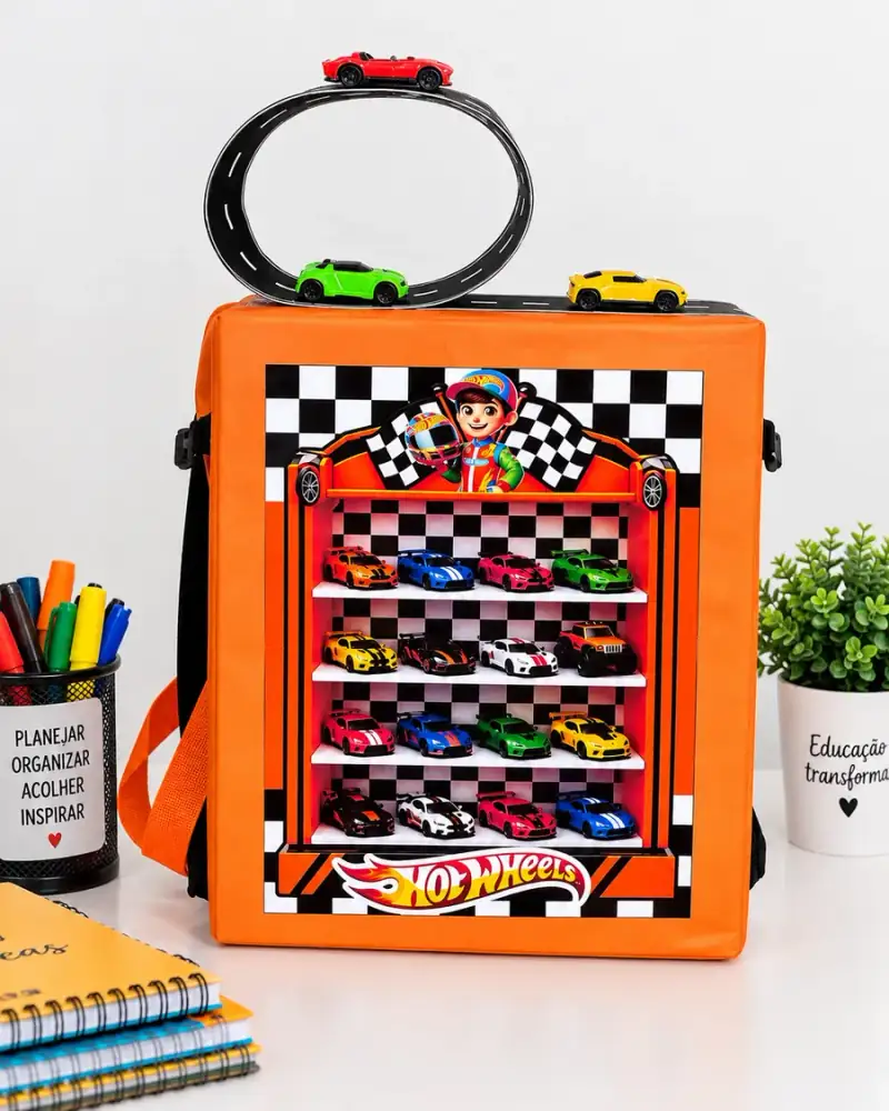 MOCHILA MALUCA – CORRIDA DE CARRINHOS